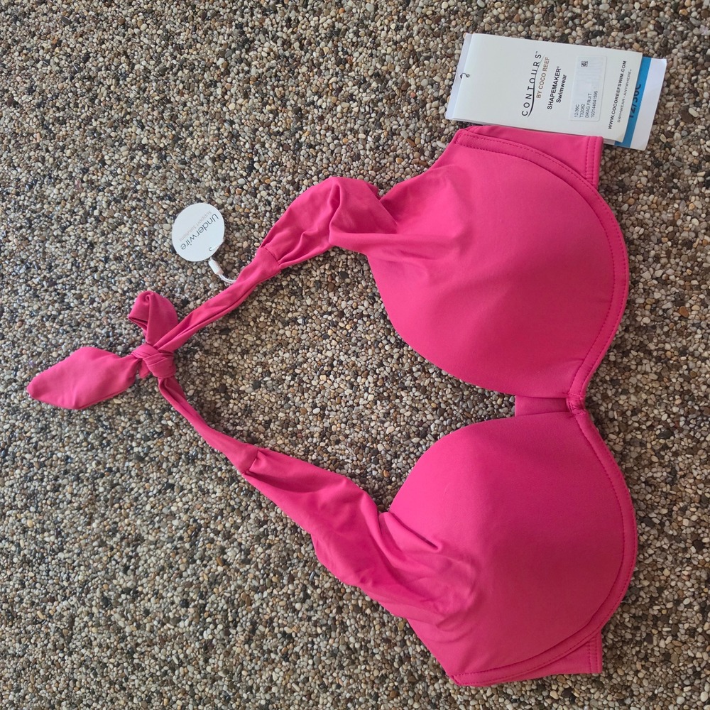Contours by Coco Reef Dragon Fruit Pink  Bikini Top 12/36C